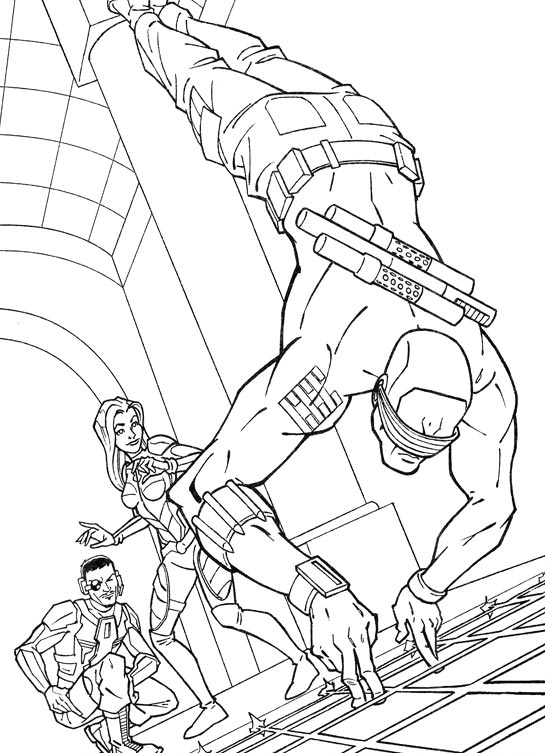 44 coloring pages of G.I. Joe